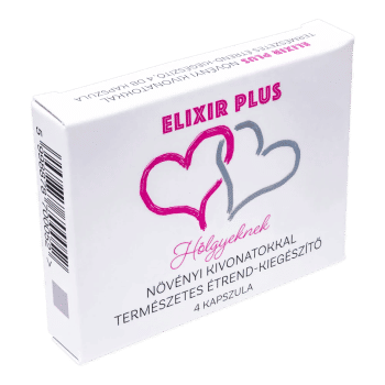 Elixir Plus vágyfokozó - 4db kapszula