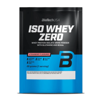 Iso Whey Zero bez laktozy - truskawkowy - 25g - BioTech USA