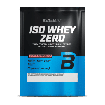 Iso Whey Zero laktózmentes - eper - 25g - BioTech USA