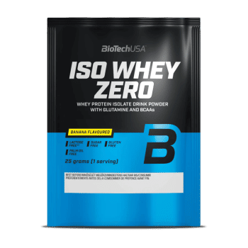 Iso Whey Zero bez laktozy - bananowy - 25g - BioTech USA