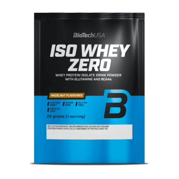 Iso Whey Zero bez laktozy - orzech laskowy - 25g - BioTech USA