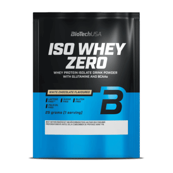 Iso Whey Zero bez laktozy - biała czekolada - 25g - BioTech USA