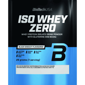 Iso Whey Zero bez laktozy - czarne herbatniki - 25g - BioTech USA