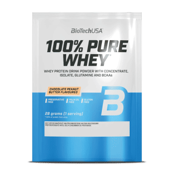 100% Pure Whey Whey Protein Powder - Chocolate Peanut Butter - 28g - Białko serwatkowe w proszku. BioTech USA