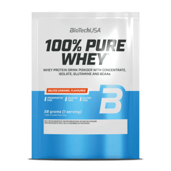 100% Pure Whey Whey Protein Powder - Salted Caramel - 28g - Białko Serwatkowe w Proszku BioTech USA