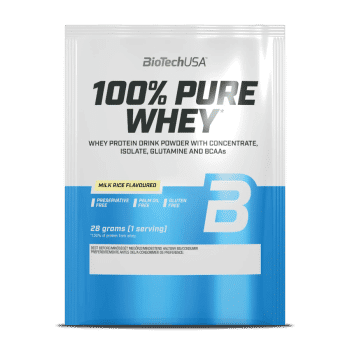 100% Pure Whey białko serwatkowe w proszku - pudding ryżowy - 28g - BioTech USA