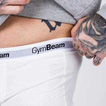 Essentials 3Pack fehér boxeralsó - (L) - GymBeam