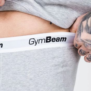 Essentials 3Pack szürke boxeralsó - (L) - GymBeam