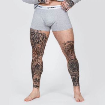 Essentials 3Pack szürke boxeralsó - (L) - GymBeam