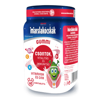Marslakócskák Gummi - multivitamin cinkkel - 60 gumitabletta