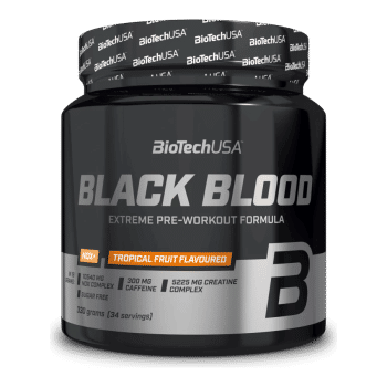 Schwarzes Blut NOX+ 330g tropische Früchte - BioTech USA