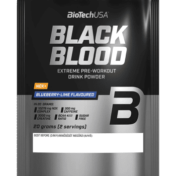 Black Blood NOX+ 20g jagodowo-cytrynowy - BioTech USA