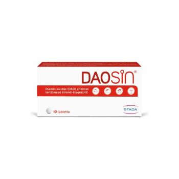 Daosin diamin-oxidáz (DAO) enzimet tartalmazó étrend-kiegészítő - 10 tabletta