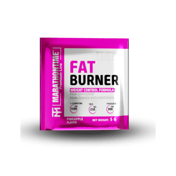 fatburner Komplex italpor l-karnitinnal, hca-val, pyruvattal és Vitaminokkal és Steviával - 5 g - ananász - Marathontime