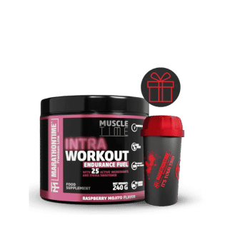 Intra Workout bezkofeinowy energetyk 240 g - malinowe mojito - Marathontime