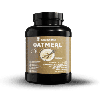 Oatmeal fehérje + gluténmentes zabpehely por steviával - 1500 g - vaníliás latte - Marathontime