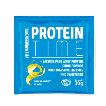 Protein Time Lactate wzbogacone białko o smaku bananowo-jogurtowym 30 g - Marathontime