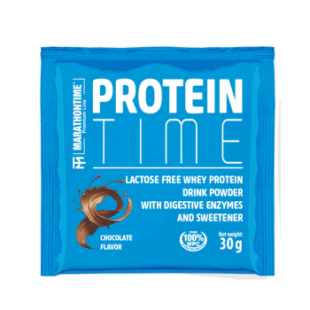 Protein Time Lactate Enriched Protein o smaku czekoladowym 30 g - Marathontime