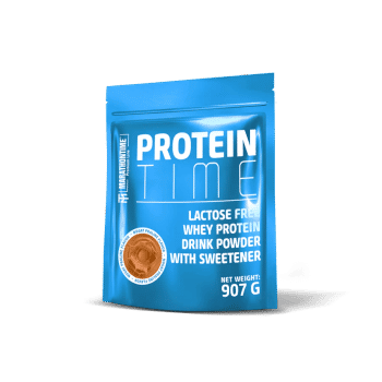 Protein Time - laktázenzimmel dúsított fehérje koncentrátum 907 g - nugát praliné - Marathontime