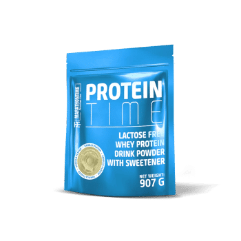 Protein Time - laktázenzimmel dúsított fehérje koncentrátum 907 g - vanília - Marathontime