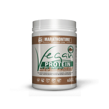 Prémiový vegánsky proteín - čokoláda 600 g - Marathontime