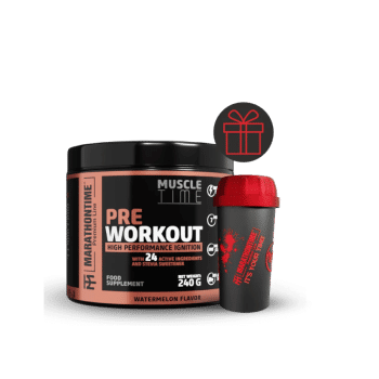 Pre Workout Edzés Előtti Energizáló Steviával és 24 értékes összetevővel, 3 ízben, 2 kiszerelésben - Marathontime