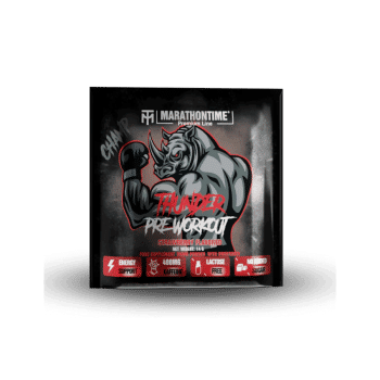 THUNDER Pre-Workout Energizer przedtreningowy 14 g - smak truskawkowy, - Marathontime