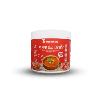 Gazpacho - ballaststoffreiche, eiweißreiche Tomatencremesuppe - 300 g. - Marathontime