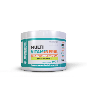 Multivitamínový nápoj v prášku s 13 vitamínmi 10 minerálmi, stévia - Marathontime