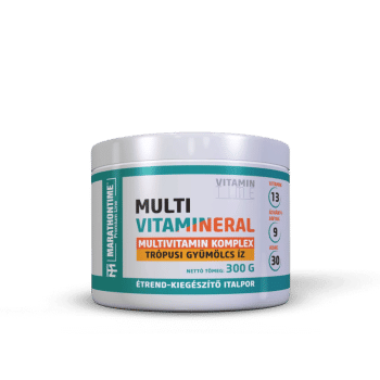 Multivitamin-Getränkepulver mit 13 Vitaminen, 10 Mineralien, Stevia - Marathontime