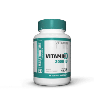 D-Vitamin 2000NE hozzáadott Kálciummal - 60 lágyzselatin - Marathontime