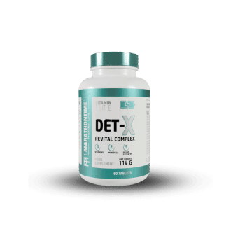 DET-X kompleksowa formuła oczyszczania organizacyjnego - 60 tabletek - Marathontime