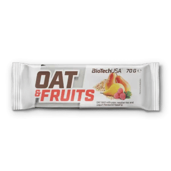 OAT & FRUIT - jogurt z gruszką i malinami - 70g - BioTech USA