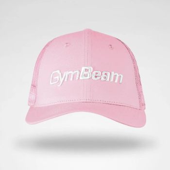 Mesh Panel Cap babarózsaszín baseball sapka - GymBeam