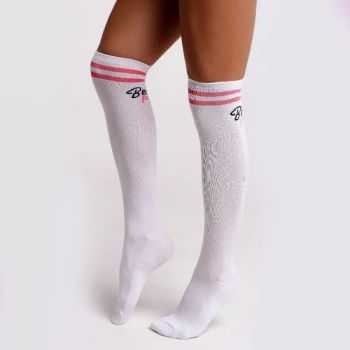 Kniestrümpfe weiß - (M) - BeastPink