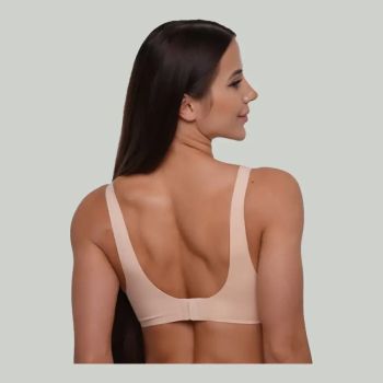 Nahtloser BH in Beige - M - GymBeam