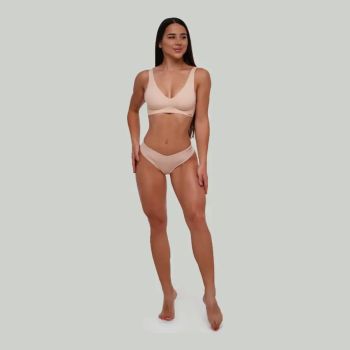 Nahtloser BH in Beige - M - GymBeam