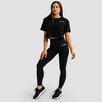 Limitless magas derekú női leggings fekete (XL) - GymBeam