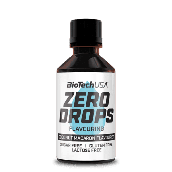 Zero Drops - 50ml - makaron kokosowy - BioTech USA