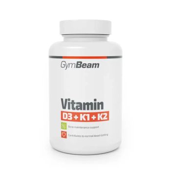 D3+K1+K2 vitamin - 60 kapszula - GymBeam