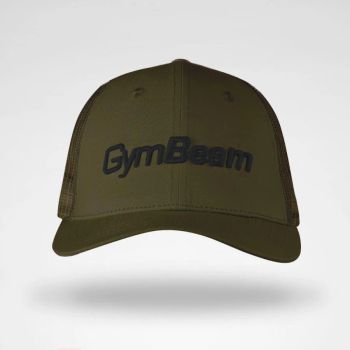 Czapka z daszkiem Mesh Panel military green - GymBeam