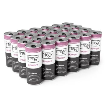 MOXY power+ Energy Drink 24 x 330 ml - erdei gyümölcs - GymBeam