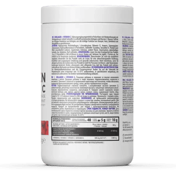 Kollagén + C-vitamin - málna limonádé mentával - 400 g - OstroVit