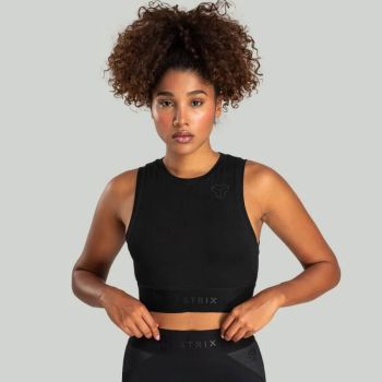 Nebula Black női sport top - (M) - STRIX
