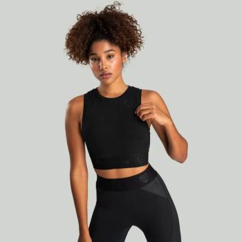 Nebula Black női sport top - (M) - STRIX