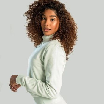 Dámska mikina Essential High-Neck Moon Grey - (M) - STRIX