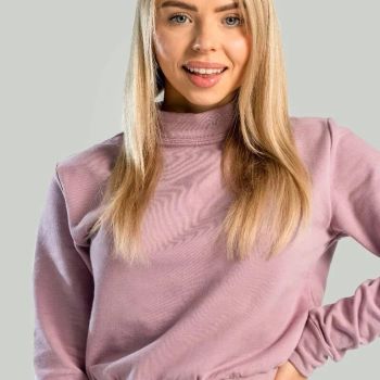 Essential High-Neck Mauve női pulóver - (L) - STRIX