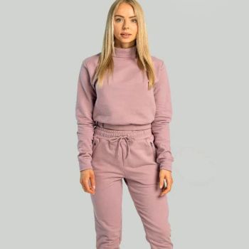 Essential High-Neck Mauve női pulóver - (L) - STRIX
