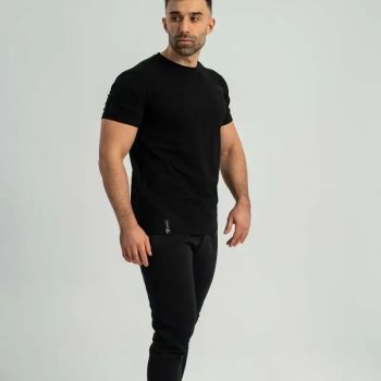 Czarny t-shirt Aster I - (XL) - Koszulka na ramiączkach STRIX