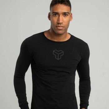 Essential Black hosszúujjú póló - (XL) - STRIX